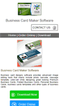 Mobile Screenshot of businesscardmakersoftware.com